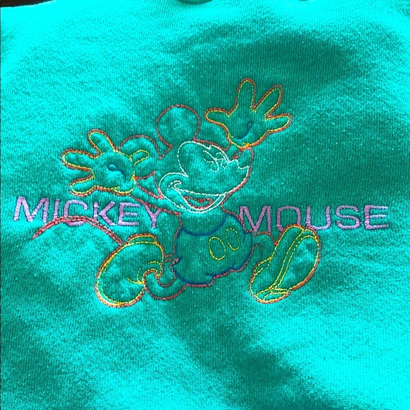 Disney Mickey Mouse Teal Sweatshirt - Picture 12 of 14